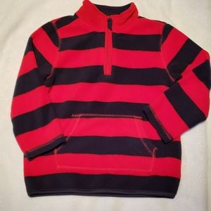 NWOT - Boys Old Navy Red & Blue Striped Fleece